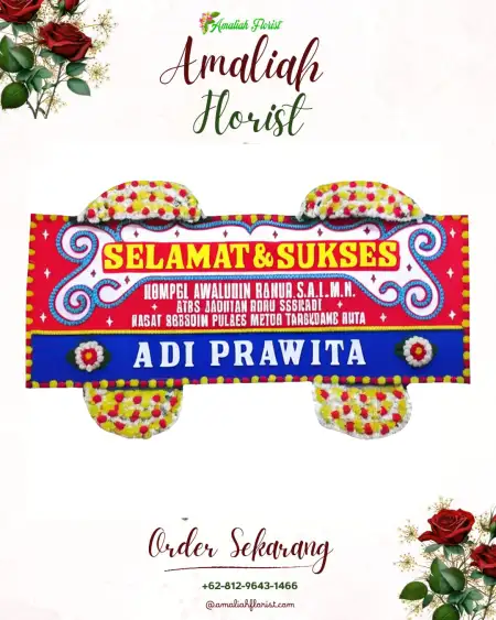 Papan Bunga Ucapan Selamat Uritetu